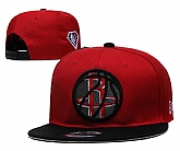 Rockets Team Logo New Era Red Black 2021 NBA Draft Adjustable Hat YD,baseball caps,new era cap wholesale,wholesale hats